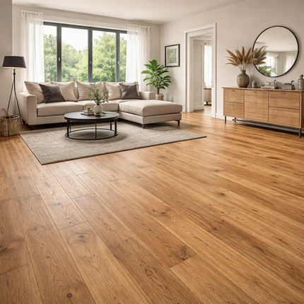 Landhausdiele Rustikal Pure geölt 240 mm breit - 2-Schichtparkett