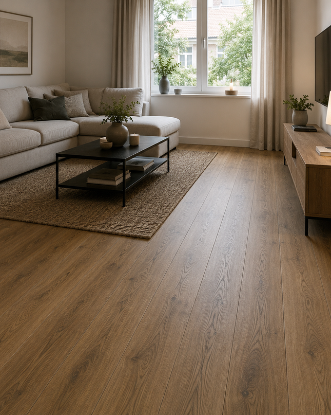 Landhausdiele Olive geölt 180 mm breit -3-Schichtparkett