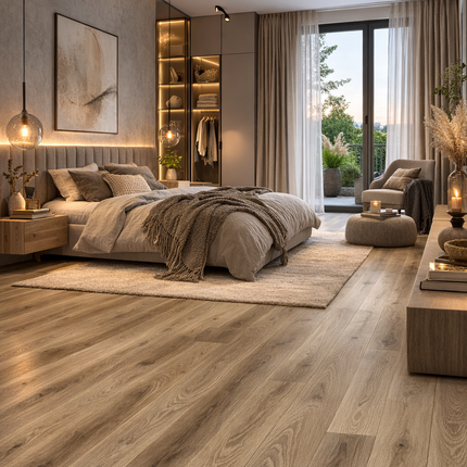 Landhausdiele Eiche Natural Vanilla geölt 180 mm breit- 2-Schichtparkett