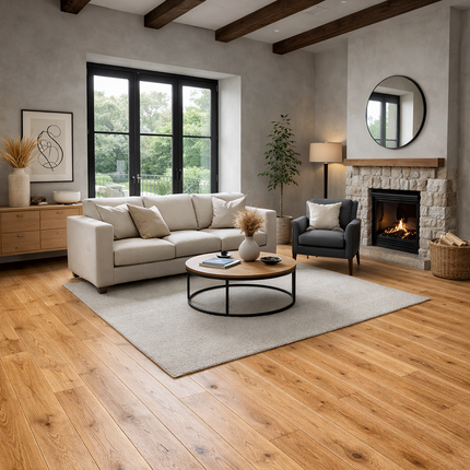 Landhausdiele Elegant Pure geölt 140 mm breit- Massivholzdiele