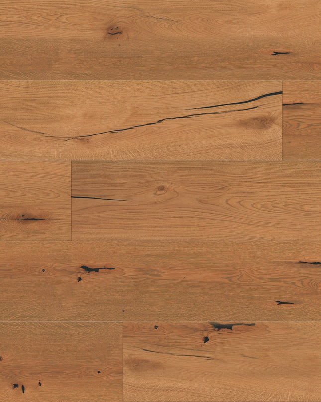 Landhausdiele Rustikal Smoked Oak geölt 160 mm breit - 2-Schichtparkett