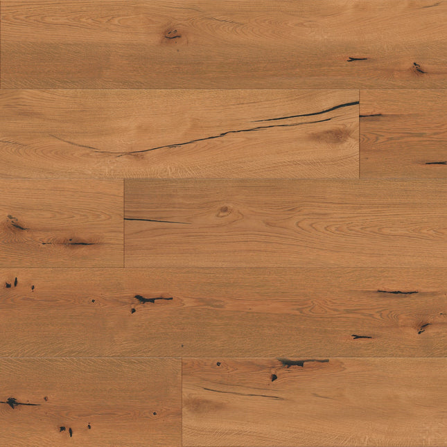 Landhausdiele Rustikal Smoked Oak geölt 160 mm breit - 2-Schichtparkett