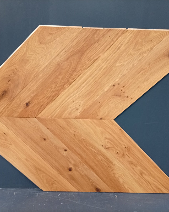 Stabparkett Rustikal Pure geölt 137 mm breit  3-Schichtparkett