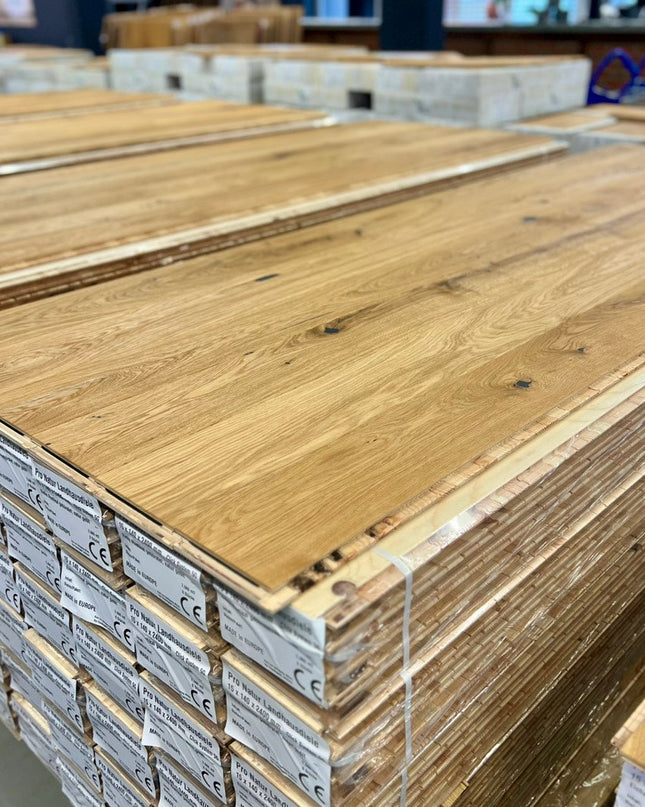 Landhausdiele Rustikal Pure geölt 140 mm breit - 3-Schichtparkett