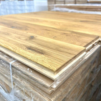 Stabparkett Markant/Rustikal Smoked Oak geölt 120 mm breit Massiv-Stab-Parkett