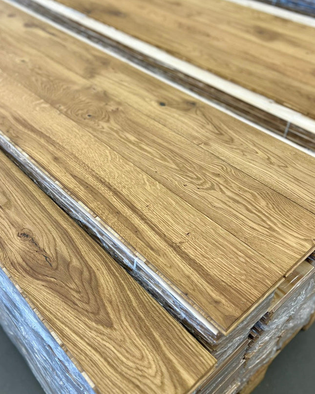 Landhausdiele Rustikal Smoked Oak geölt 160 mm breit - 3-Schichtparkett