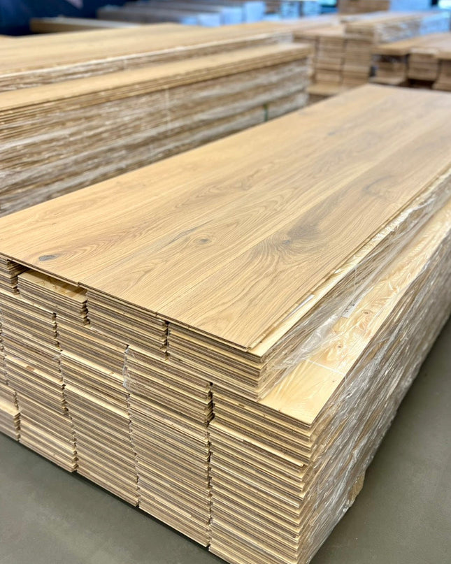 Landhausdiele Markant Titanium Grey geölt 180 mm breit - 3-Schichtparkett