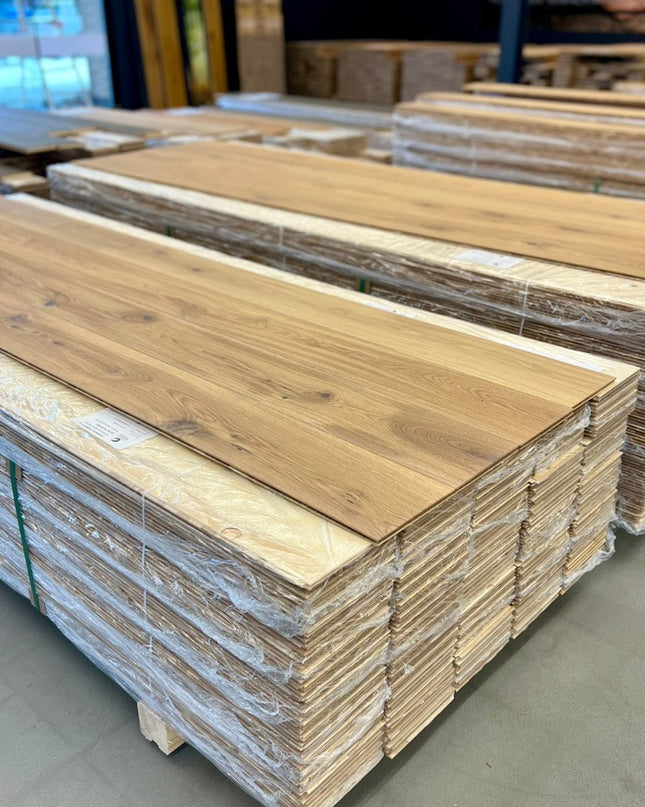 Landhausdiele Markant Crudo geölt 180 mm breit - 3-Schichtparkett