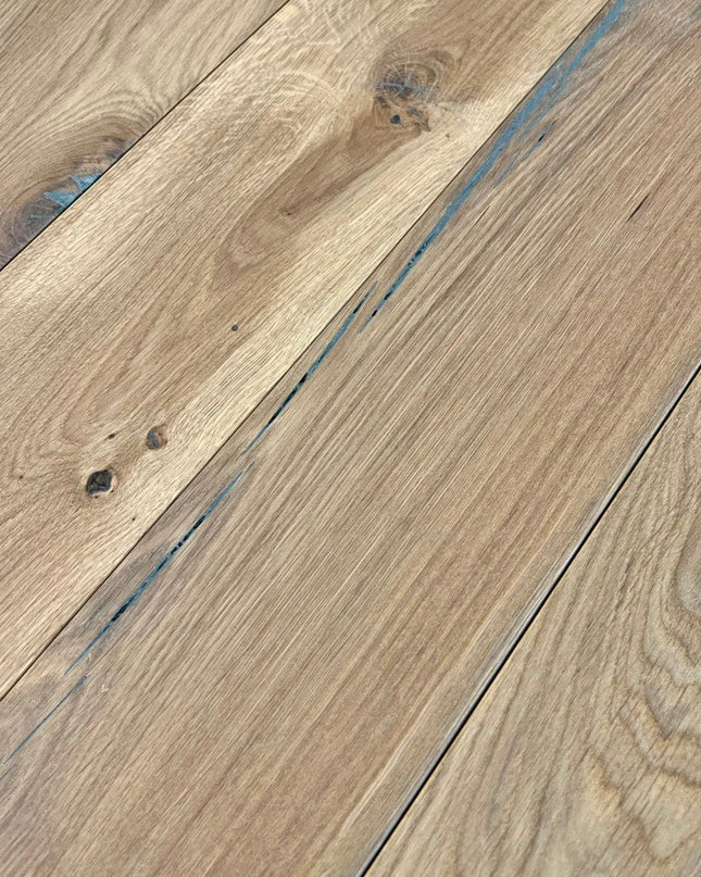 Landhausdiele Rustikal Vanilla geölt 140 mm breit - 2-Schichtparkett