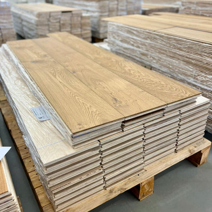 Landhausdiele Markant Smoked Oak geölt 220 mm breit - 2-Schichtparkett