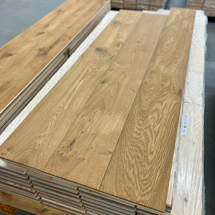 Landhausdiele Markant Smoked Oak geölt 220 mm breit - 2-Schichtparkett