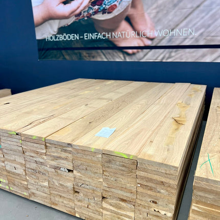 Eichenbohlen Massiv 26 x 210 mm x 2300 mm