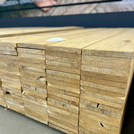 Eichenbohlen Massiv 26 x 210 mm x 2300 mm