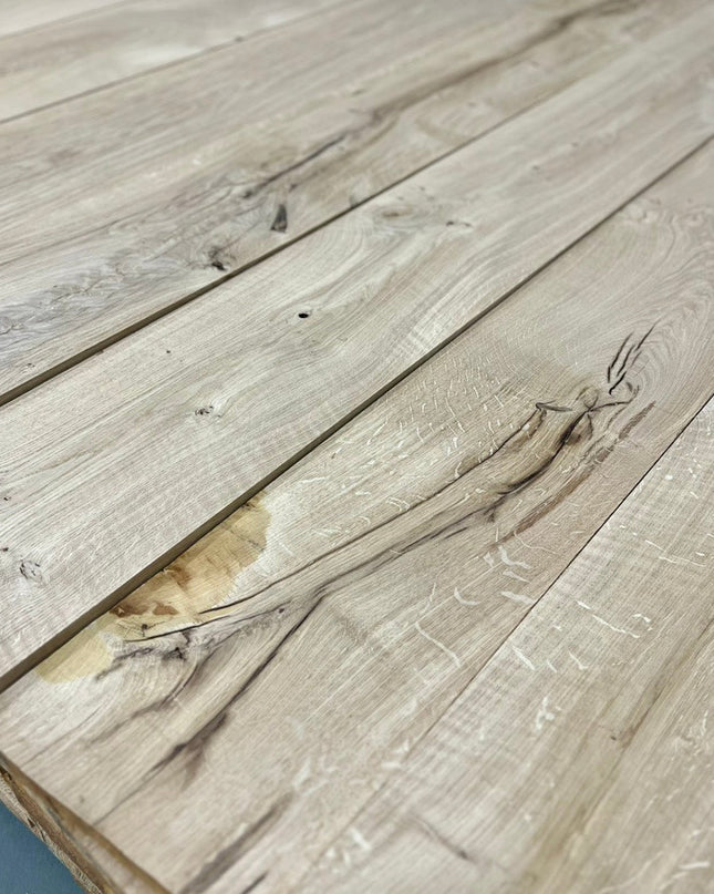 Eichenbohlen Massiv 30 x 240 mm x 2200 mm