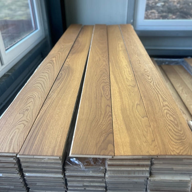 Landhausdiele Natur leicht gebürstet Pine geölt 160 mm breit  - 3-Schichtparkett