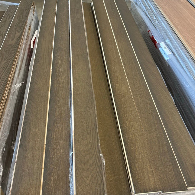 Landhausdiele Elegant leicht gebürstet Savanna geölt 100 mm breit  - 2-Schichtparkett