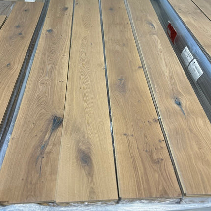 Landhausdiele Rustikal White 5% geölt 220 mm breit - 2-Schichtparket