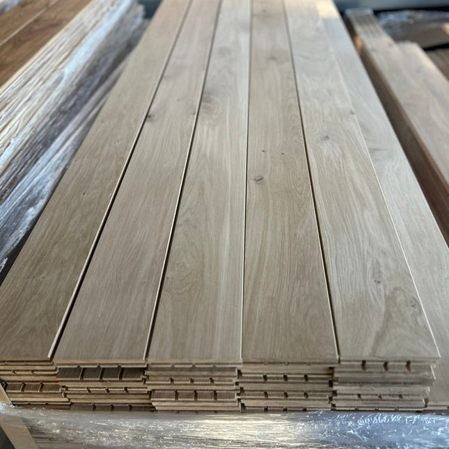 Landhausdiele Natural Rohware 130mm breit- Massivholzdiele