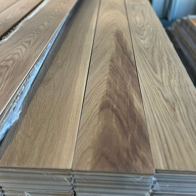 Landhausdiele Natural White 5% geölt 180 mm breit - 2-Schichtparkett