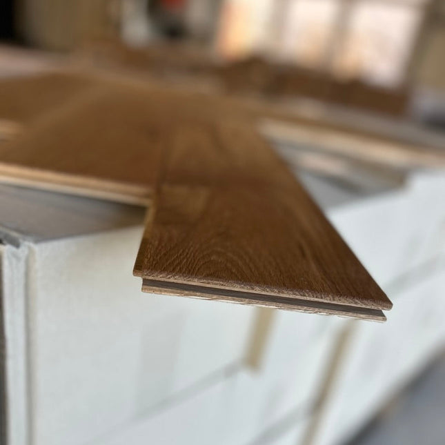 Stabparkett Markant Pure geölt 137 mm breit 3-Schichtparkett