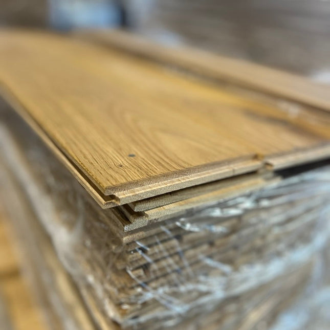 Stabparkett Smoked Oak geölt 120 mm breit Massiv-Stab-Parkett