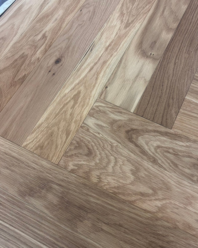 Stabparkett Markant/Rustikal Pure geölt 80 mm breit 3-Schichtparkett