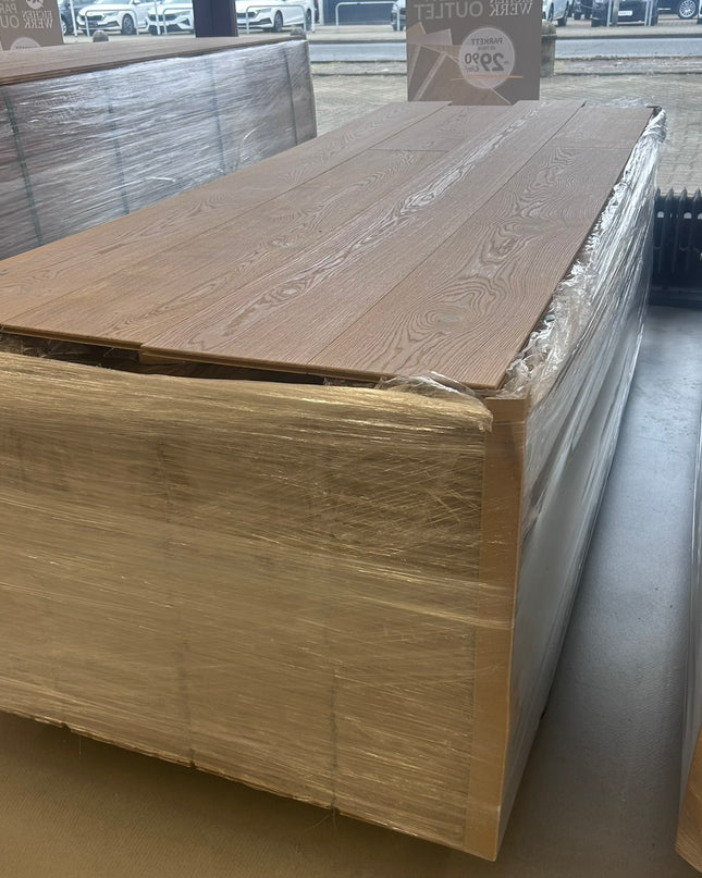 Landhausdiele Eiche Natural White geölt 260 mm breit- 2-Schichtparkett