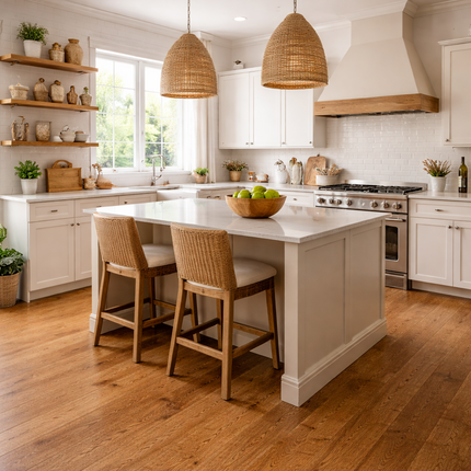 Landhausdiele Rustikal leicht gebürstet Pure geölt 180 mm breit - 2-Schichtparkett