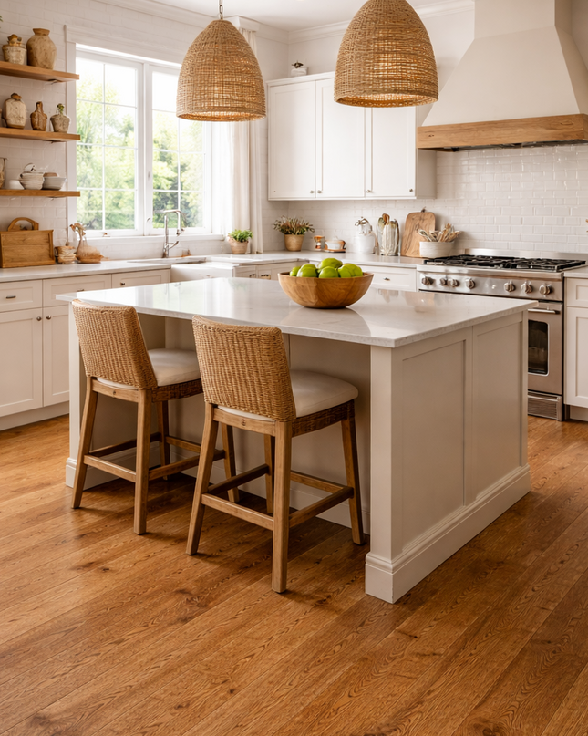 Landhausdiele Rustikal Pure geölt 180 mm breit  - 2-Schichtparkett