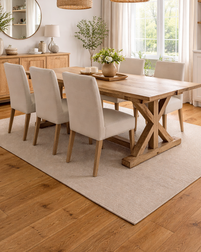 Landhausdiele Rustikal white geölt 190 mm breit-3-Schichtparkett