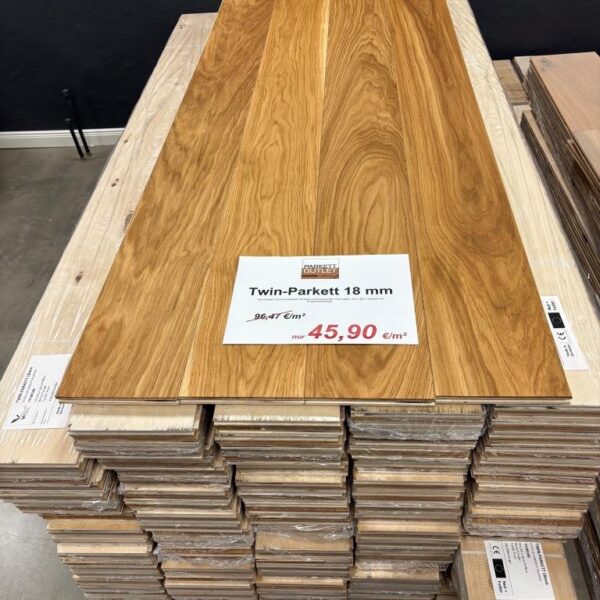 Landhausdiele Rustikal leicht gebürstet Pure geölt 180 mm breit - 2-Schichtparkett