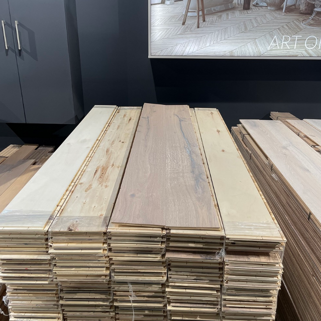 Landhausdiele Rustikal White geölt 180 mm breit - 3-Schichtparkett