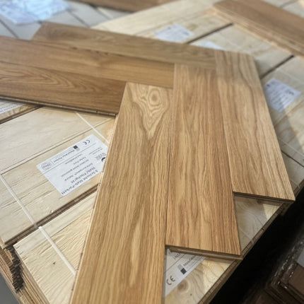 Stabparkett Natural Pure geölt 137 mm breit  3-Schichtparkett