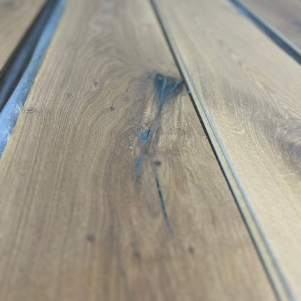Landhausdiele Rustikal White 5% geölt 220 mm breit - 2-Schichtparkett