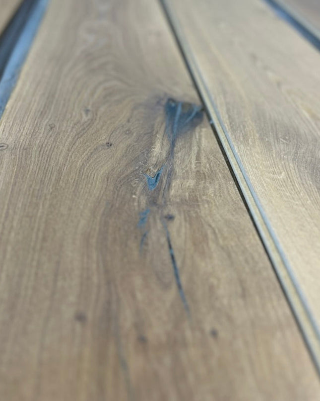 Landhausdiele Rustikal White 5% geölt 220 mm breit - 2-Schichtparkett