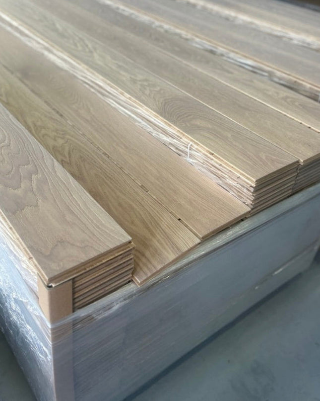 Landhausdiele Natur White geölt 160 mm breit- 3-Schichtparkett