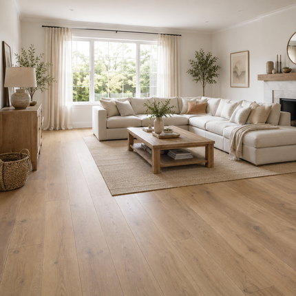 Landhausdiele Markant Smoked Oak geölt 220 mm breit - 2-Schichtparkett