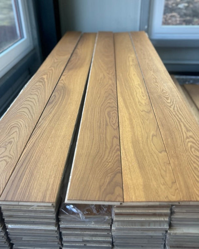 Landhausdiele Natur leicht gebürstet Pine geölt 160 mm breit  - 3-Schichtparkett