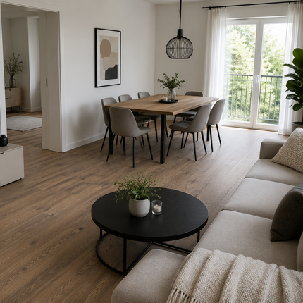 Landhausdiele Elegant leicht gebürstet Pine geölt 160 mm breit  - 3-Schichtparkett