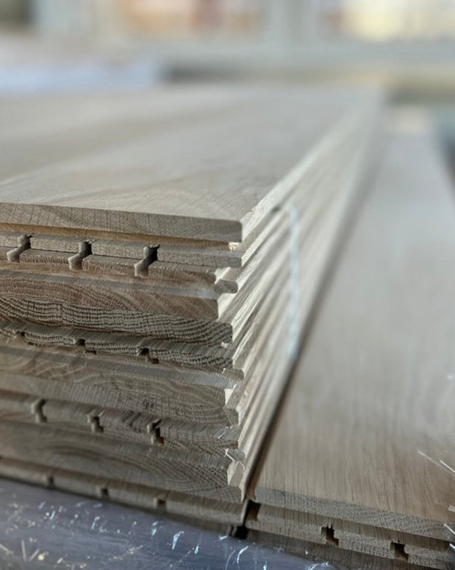 Landhausdiele Natural Rohware 140mm breit- Massivholzdiele