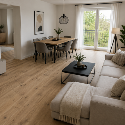 Landhausdiele Markant Crudo geölt 180 mm breit - 3-Schichtparkett