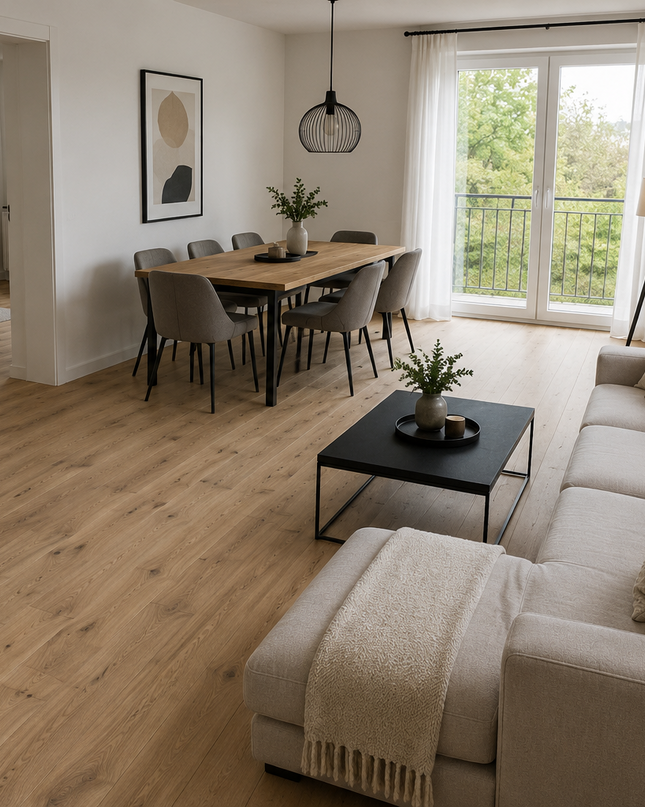 Landhausdiele Markant Crudo geölt 180 mm breit - 3-Schichtparkett
