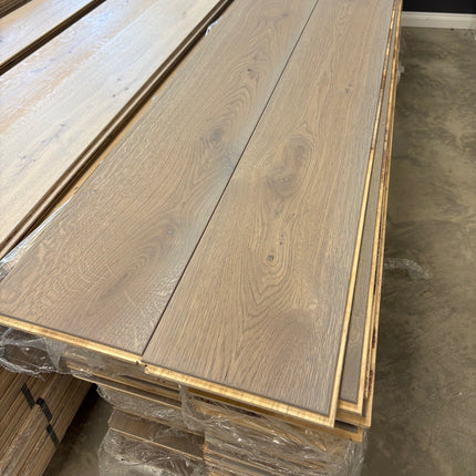 Landhausdiele Rustikal Gris beige geölt 180 mm breit  - 2-Schichtparkett