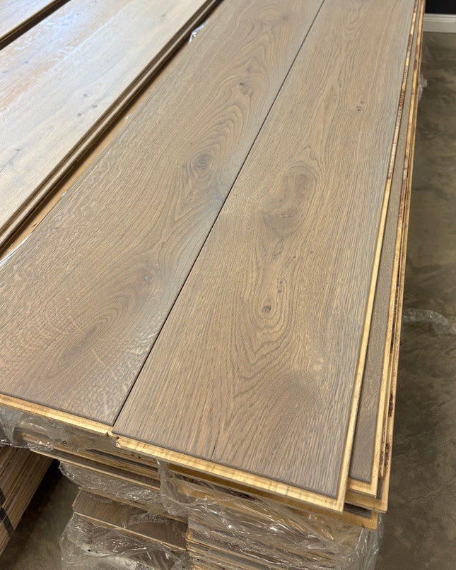 Landhausdiele Rustikal Gris beige geölt 180 mm breit  - 2-Schichtparkett