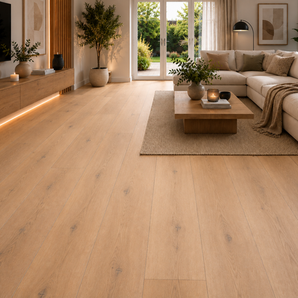 Landhausdiele Natur Crudo geölt 190 mm breit - 3-Schichtparkett