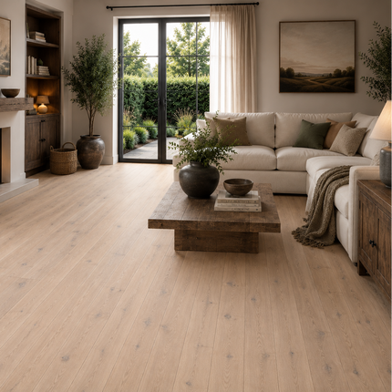 Landhausdiele Natur Mist geölt 140 mm breit - Massivholzdiele
