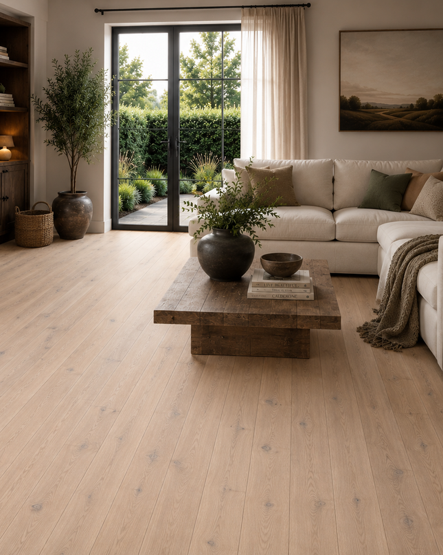 Landhausdiele Natur Mist geölt 140 mm breit - Massivholzdiele