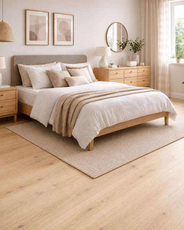 Landhausdiele Natur White 5% geölt 190 mm breit - 3-Schichtparkett