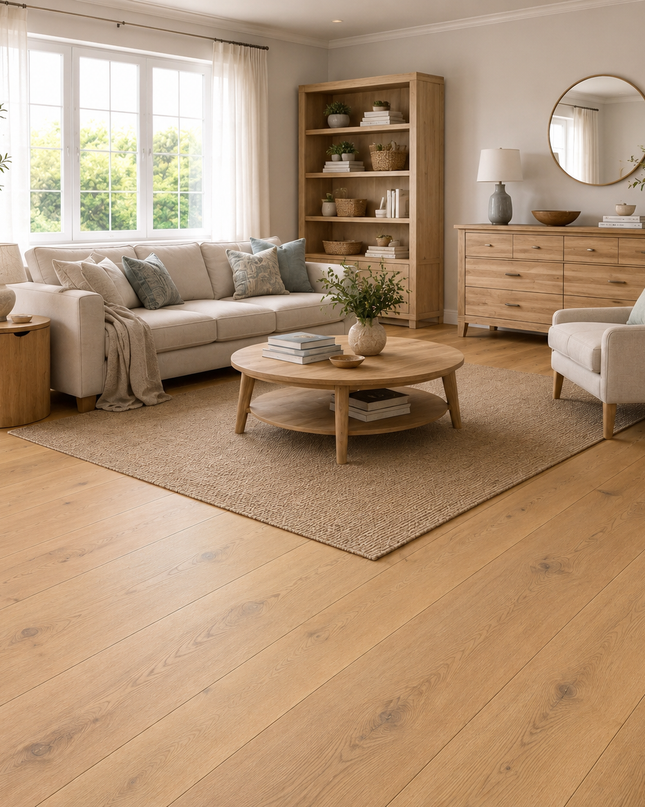 Landhausdiele Rustikal Pure geölt 220 mm breit - 2-Schichtparkett