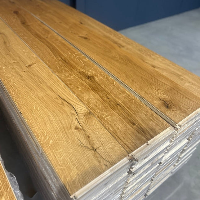 Landhausdiele Rustikal Pure geölt 245 mm breit - 3-Schichtparkett